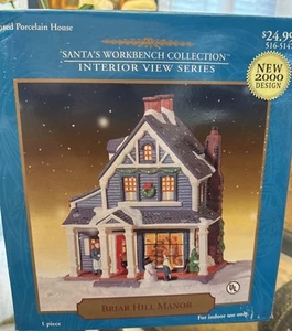 Santa’s Workbench Interior View Collections ‘Briar Hill Manor’ 2000 Free Ship - Picture 1 of 7