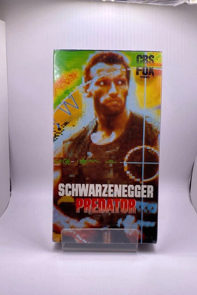 PREDATOR VHS Sealed 1988 CBS FOX VIDEO Watermark 1st Run Near Mint - Image 1 of 4
