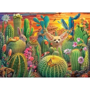 - Kodak Premium Cork - Cactus Critters - 1000 Piece Jigsaw Puzzle for Adults - Picture 1 of 6