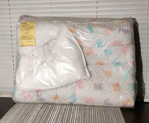 SEARS Vintage Infant Baby Convertible Comforter Sleeping Bag Blanket 34" X 43" - Picture 1 of 6