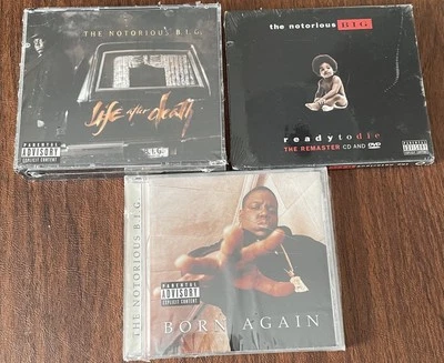 The Notorious B.I.G. CD Lot(3) Ready To Die, Life After Death, Born Again SEALED - Image 1 of 4