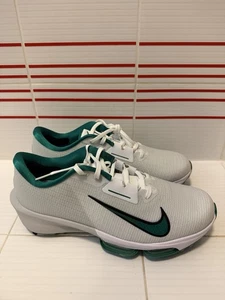 Men 14 Nike Air Zoom Infinity Tour 2 Golf Shoes Photon Dust/Green HQ2158-100 - Picture 1 of 5