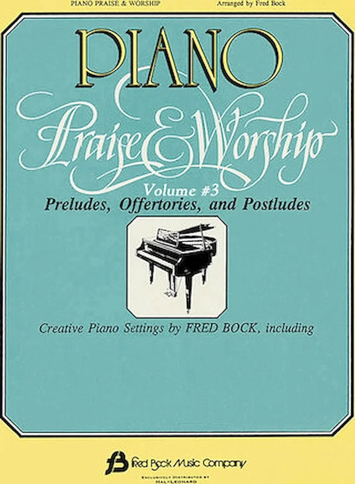 Piano Praise and Worship #3 - Arr. Fred Bock - Image 1 of 1
