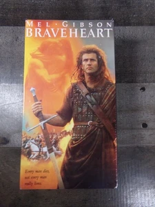 Braveheart Mel Gibson VHS Vintage Movie New 2 VHS Video Tapes - Picture 1 of 10