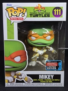 FUNKO POP! TMNT X POWER RANGERS #111 MIKEY NYCC CONDIVISO ESCL. - Foto 1 di 6