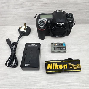Nikon D200 DSLR 10.2MP Digital Camera Body + Charger, Battery & Strap (Working) - Picture 1 of 15