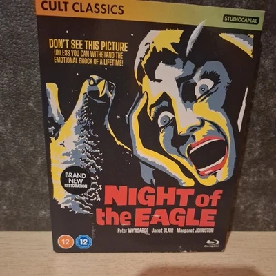 Cult Classic NIGHT OF THE EAGLE   1962 Blu-ray  Region B with postcards  - Image 1 of 4