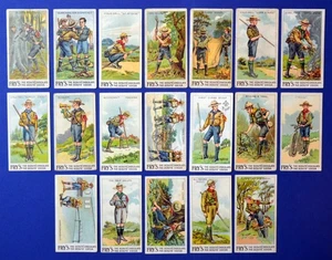 Partial Set: 19 SCOUT SERIES Cards (V39), 1912 Fry's Chocolate - Picture 1 of 7