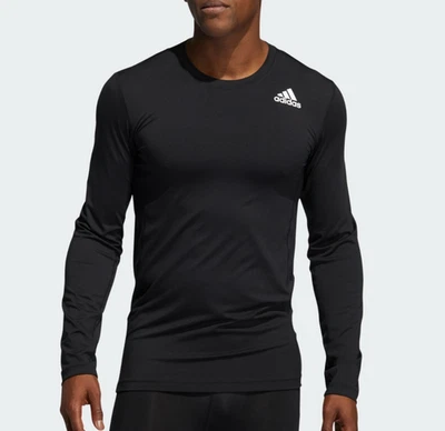 adidas Techfit Top Mens - Compression / Long Sleeve Base Layer - All Sizes - Image 1 of 4