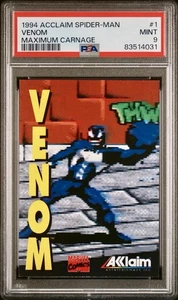 Acclaim Spider-Man #1 Venom Maximum Carnage 1994 PSA 9 Pop 1 - Imagen 1 de 2