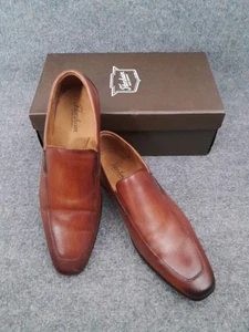 Florsheim Shoes Mens 12D Cognac Kierland Moc Toe Venetian Loafers Leather Slipon - Picture 1 of 11