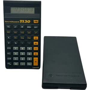 Vintage Texas Instruments TI-30 wissenschaftlicher Taschenrechner mit Etui - getestet & funktionsfähig - Bild 1 von 12