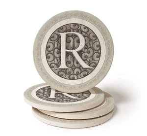 Monogram R Coasters - Picture 1 of 1