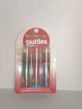 3 Lip Smacker Bonne Bell Skittles LIME BERRY PUNCH MANGO TANGELO .42 oz New