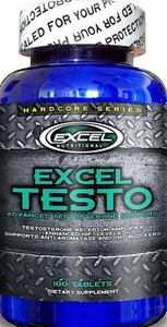 EXCEL TESTO TESTOSTERONE BOOSTER EXTREME. 100 TABLETS/1000 mg PER TABLET - Picture 1 of 3