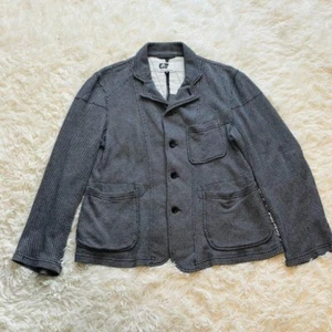 Engineered Garments Houndstooth Pattern Jacket Cotton Gray Size: S Made in USA - Picture 1 of 9