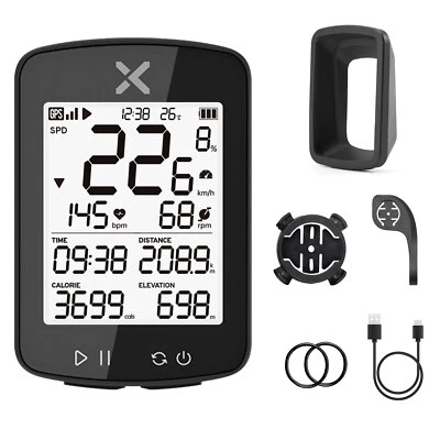 Wireless XOSS G2 Bike Computer Cycling  GPS Bike Speedometer Waterproof - Image 1 of 4