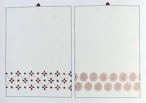Piatto asciugamano da tè IKEA VINTER 2015 100% cotone con anello confezione da 2 NUOVO! - Foto 1 di 3