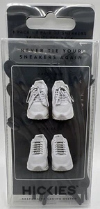 Hickies 14 Units Per Pack Sneakers Laces One Size Black No Tie Free Shoe Laces - Picture 1 of 2