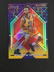 2021-22 Panini Recon #52 Andrew Wiggins Holo Red /199 Golden State No Reserve