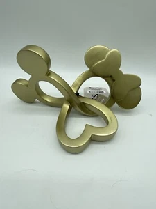 Disney Hallmark Mickey Minnie Knotted Heart “Together Forever” Wedding Ears Gift - Picture 1 of 12