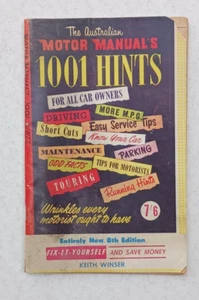 Motor Manuals 1001 Hints 1956 booklet 1965 vintage S/C - Picture 1 of 5