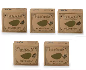 Saponetta all'olio d'oliva - fatta a mano 100% pura naturale e vegana (5 barrette) - Foto 1 di 7
