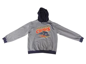 Adelaide Crows AFL Men's Vintage Grey Black Football Hoodie Jumper - Size Large - Bild 1 von 8