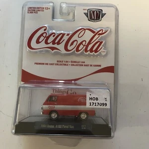 M2 Coca Cola Red 1964 Dodge A100 Panel Van LE 9600 PCS FREE SHIPPING! - Picture 1 of 3