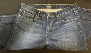 Größe 34/30 Lucky Brand 221 gerade dunkle Waschung Herrenjeans Hose gebraucht, in einwandfreiem Zustand - Bild 1 von 6