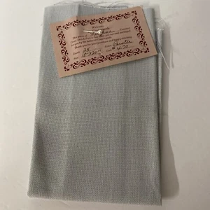 Lugana Cross Stitch Fabric Pewter 18” x 20” NEW - Picture 1 of 3