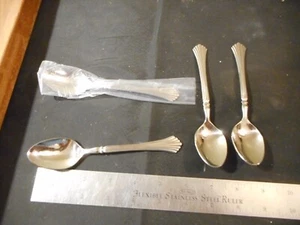 4 Rogers stainless co. CASCADA teaspoons - Picture 1 of 3