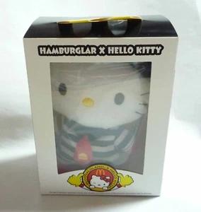 Juguete de peluche HELLO KITTY McDonaldland X HAMBURGLAR 6" McDonalds Malasia COMO NUEVO 2013 - Imagen 1 de 14