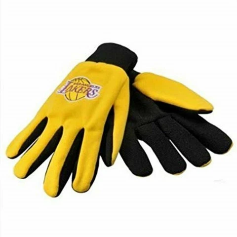 LA Los Angeles Lakers NBA Official Winter Utility Gloves OSFM NWT Free Ship Cover