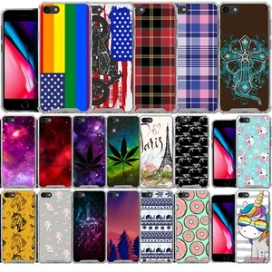 For iPhone 8 Plus / 7 Plus | Slim Cover Clear Bumper Protective Shock TPU Case  - Picture 1 of 107