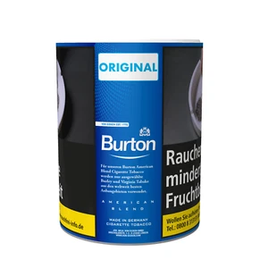 Burton Blue Zigaretten Stopftabak 4 Dosen x 120g Volumentabak Feinschnitt - Bild 1 von 1