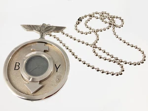 VTG 90s Boy London Stainless Steel Pendant Watch Iconic Eagle Design - Picture 1 of 5