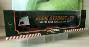 CORGI SUPERHAULERS 59504 - EDDIE STOBART VOLVO CURTAINSIDER (WITH GREY WHEELS) - Picture 1 of 2