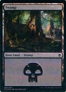 MTG - Khans of Tarkir - Swamp #260 - Foil - Various conditions - Picture 1 of 1