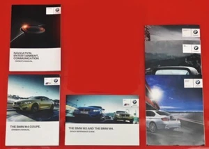 2014 2015 BMW M4 Owners Manual Set w/NAVIGATION F82 M4 COUPE Owner's Manual - Foto 1 di 8