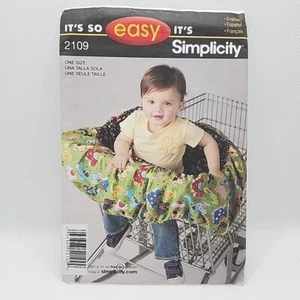 Simplicity 2109 Infant Toddler Hard Seat Cover Cart Swing Toy Sew Pattern Uncut - Picture 1 of 6