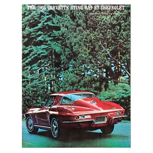 Folleto para folleto de ventas de sala de exposición de reproducción del Corvette 1966 - Imagen 1 de 8