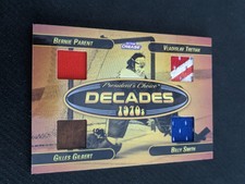 2022 IN THE CREASE BERNIE PARENT TRETIAK GILBERT SMITH #ed 5/5 DECADES 1970'S