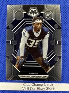2023 #308 Demarvion Overshown Panini Mosaic Football Silver Prizm RC Cowboys - Imagen 1 de 2