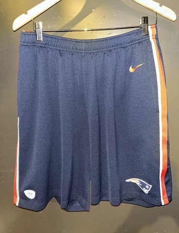 Nike NFL Equipment New England Patriots  Shorts XL Athletic Iron On Logo Cover