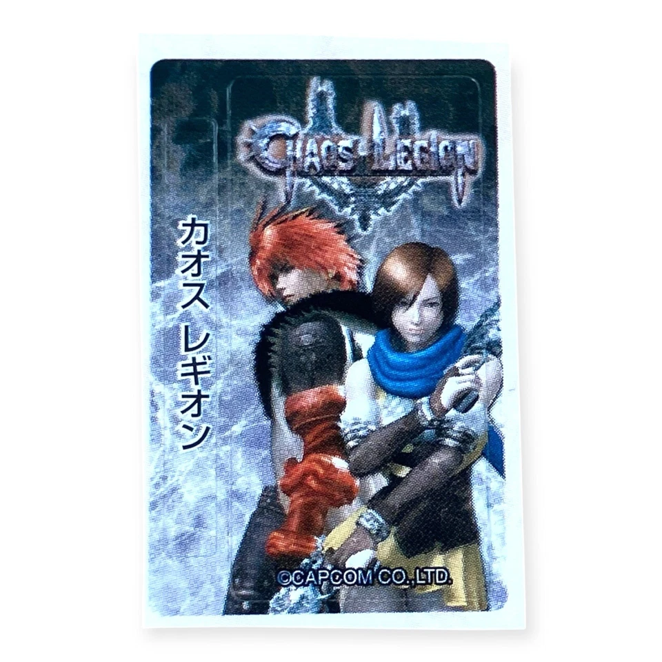Sony PlayStation 2 PS2 Chaos Legion Vintage Capcom Official Memory Card Sticker - Image 1 of 1