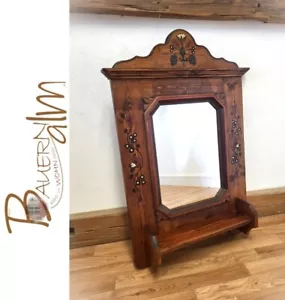 Voglauer Spiegel Wandspiegel Holz Holzspiegel Landhaus Anno 1700 braun antik - Bild 1 von 4