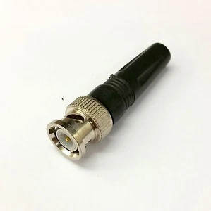 NO SOLDER/QUICK FIT BNC MALE CONNECTOR - for CCTV/AV/REPAIRS - Picture 1 of 5