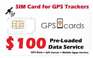 SIM Cards for PT40 GPS Tracking Device + Nationwide Coverage + Smartphone APP - Picture 1 of 20