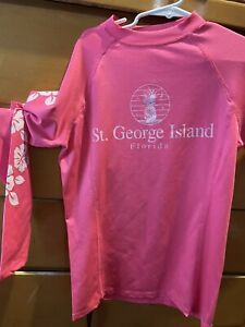 Spicy Tuna St George Island Womens Shirt  Long Sleeve Waterman Coll Size S Pink
